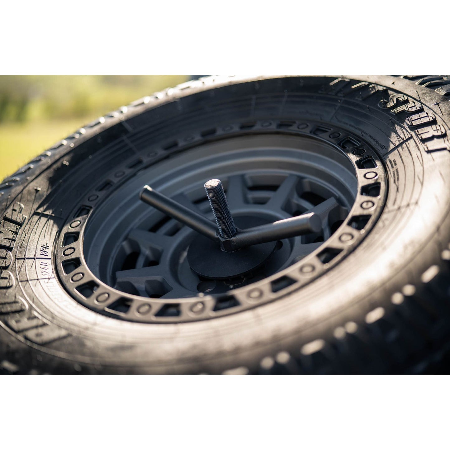 DV8 OFF-ROAD | 2020 2025 Jeep Gladiator JT Adjustable In Bed Tire Carrier  | TCGL-03