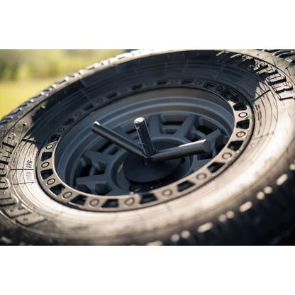 DV8 OFF-ROAD | 2020 2025 Jeep Gladiator JT Adjustable In Bed Tire Carrier  | TCGL-03