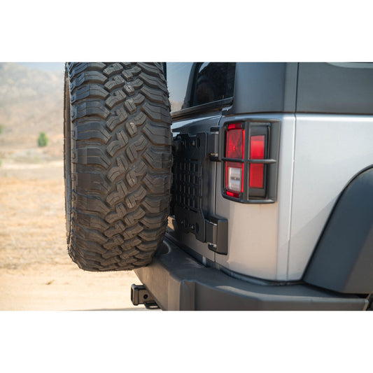DV8 OFF-ROAD | 2007 2018 Jeep Wrangler JK Tailgate Reinforcement Molle Panel  | TCJK-04