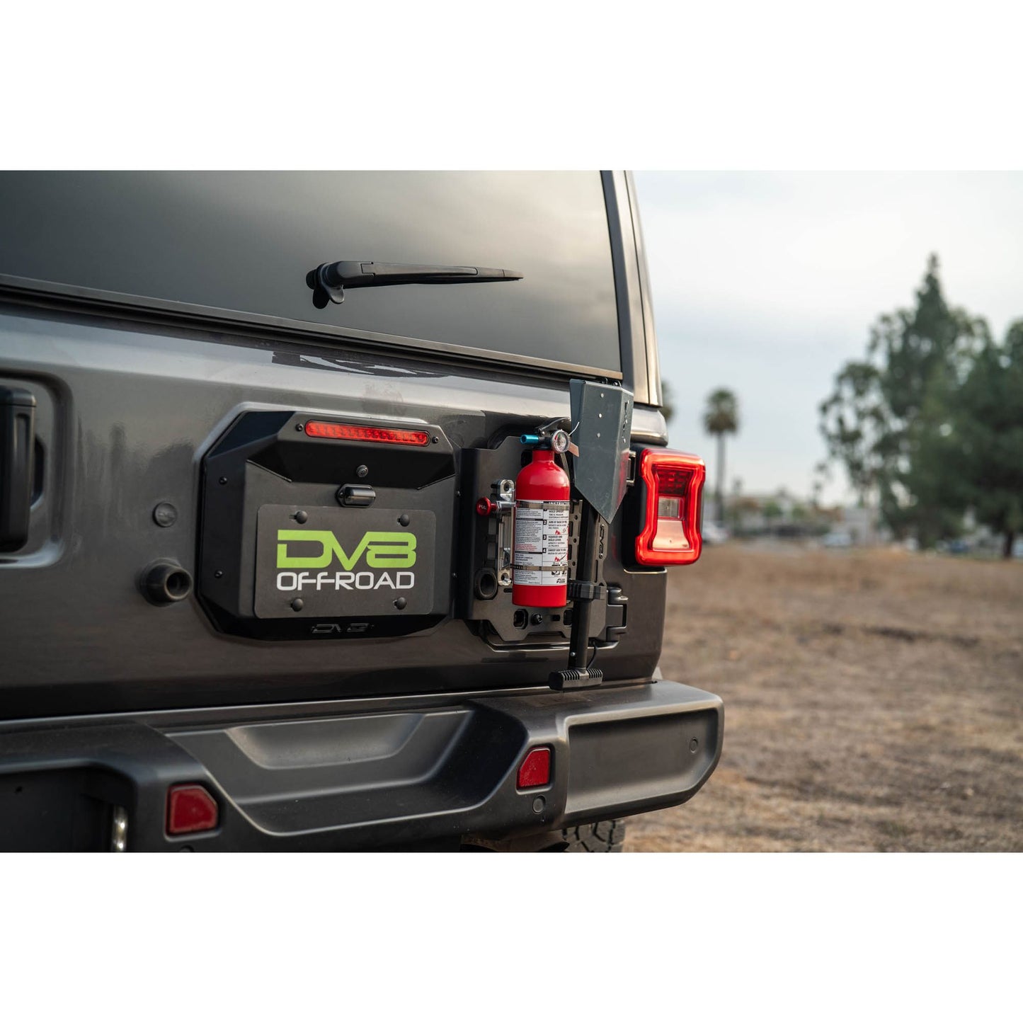 DV8 OFF-ROAD | 2018 2025 Jeep Wrangler JL Tailgate Reinforcement Molle Panel  | TCJL-04
