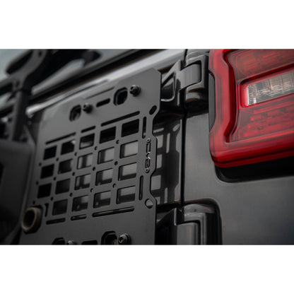 DV8 OFF-ROAD | 2018 2025 Jeep Wrangler JL Tailgate Reinforcement Molle Panel  | TCJL-04