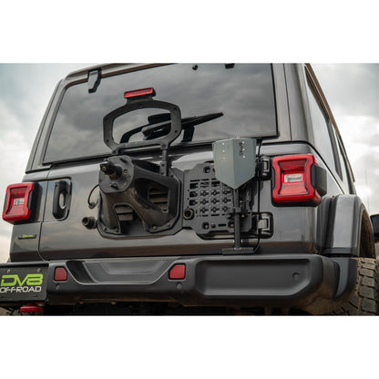 DV8 OFF-ROAD | 2018 2025 Jeep Wrangler JL Tailgate Reinforcement Molle Panel  | TCJL-04