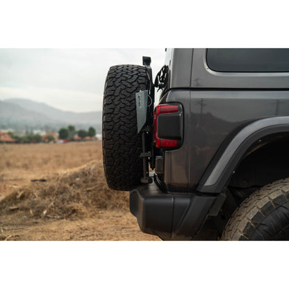 DV8 OFF-ROAD | 2018 2025 Jeep Wrangler JL Tailgate Reinforcement Molle Panel  | TCJL-04