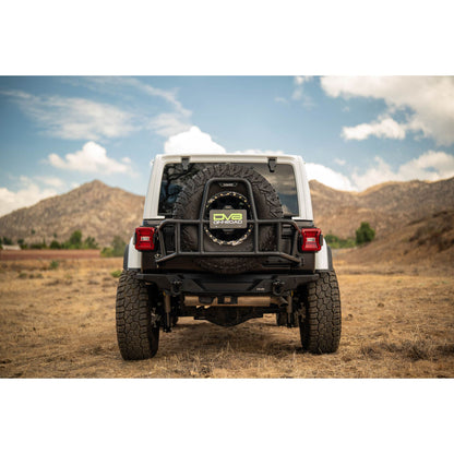 DV8 OFF-ROAD | 2018 2025 Jeep Wrangler JL Body Mounted Tire Carrier  | TCJL-14
