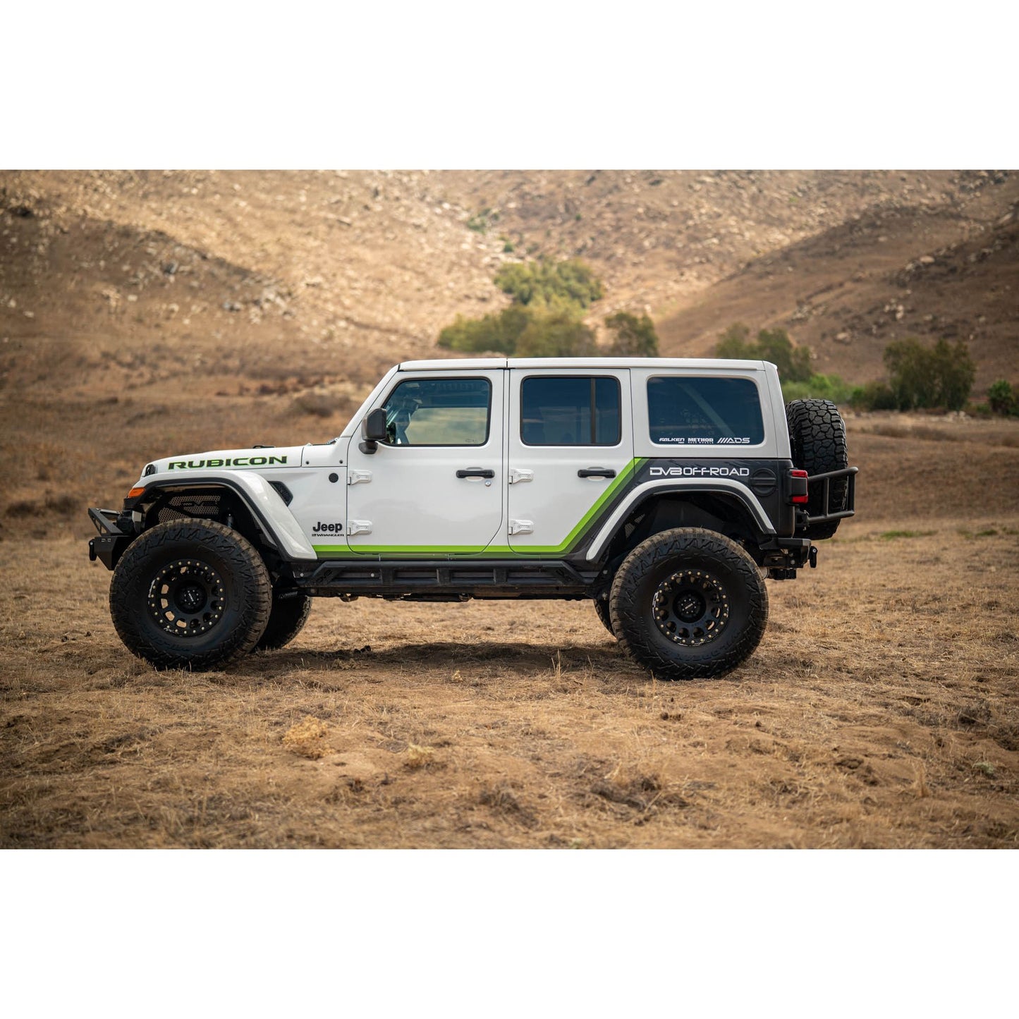 DV8 OFF-ROAD | 2018 2025 Jeep Wrangler JL Body Mounted Tire Carrier  | TCJL-14