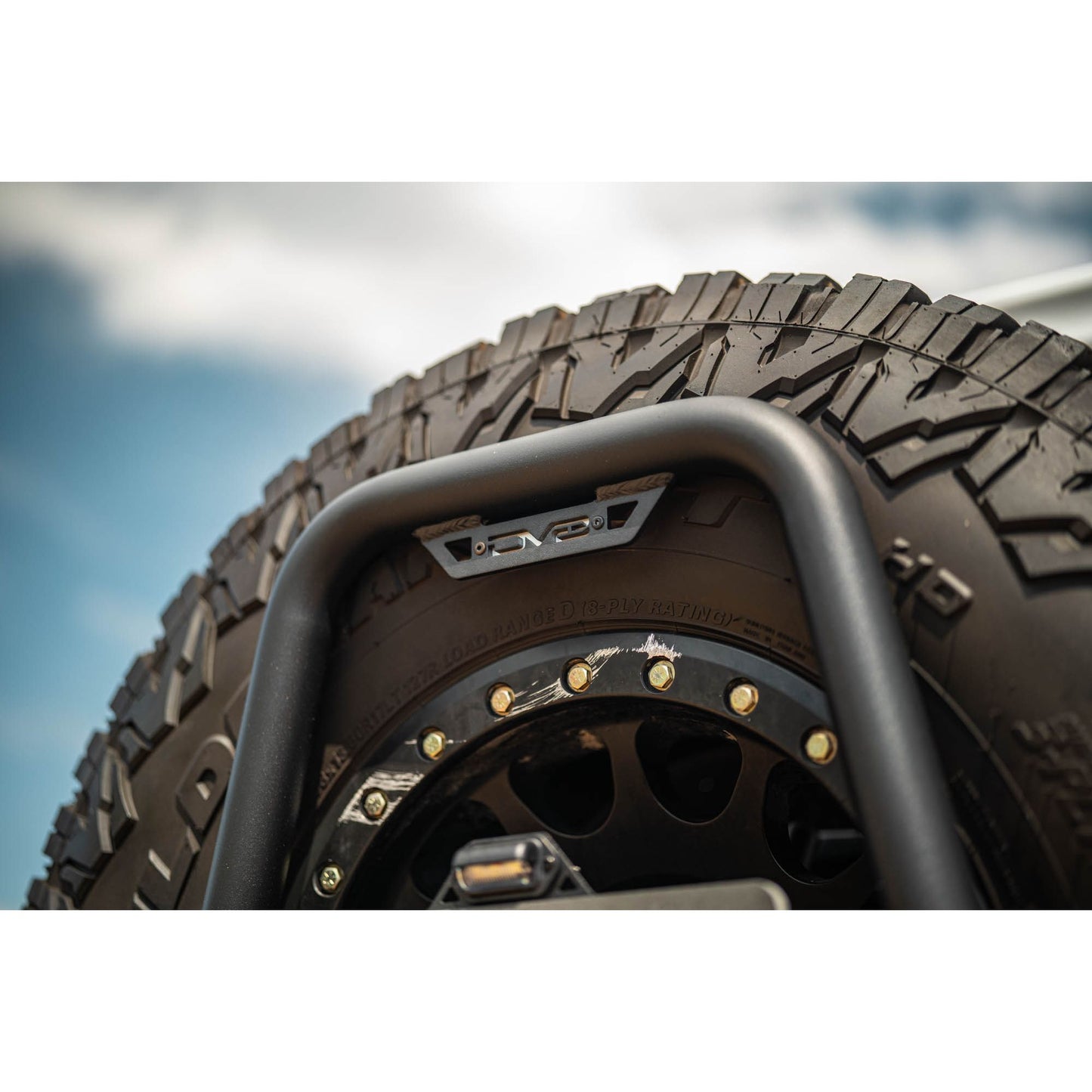 DV8 OFF-ROAD | 2018 2025 Jeep Wrangler JL Body Mounted Tire Carrier  | TCJL-14