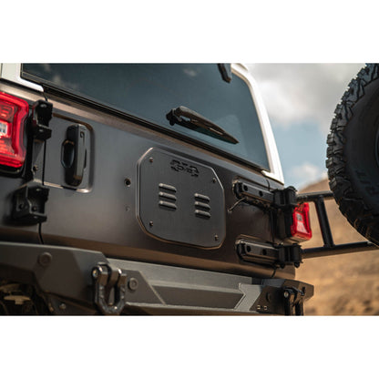 DV8 OFF-ROAD | 2018 2025 Jeep Wrangler JL Body Mounted Tire Carrier  | TCJL-14