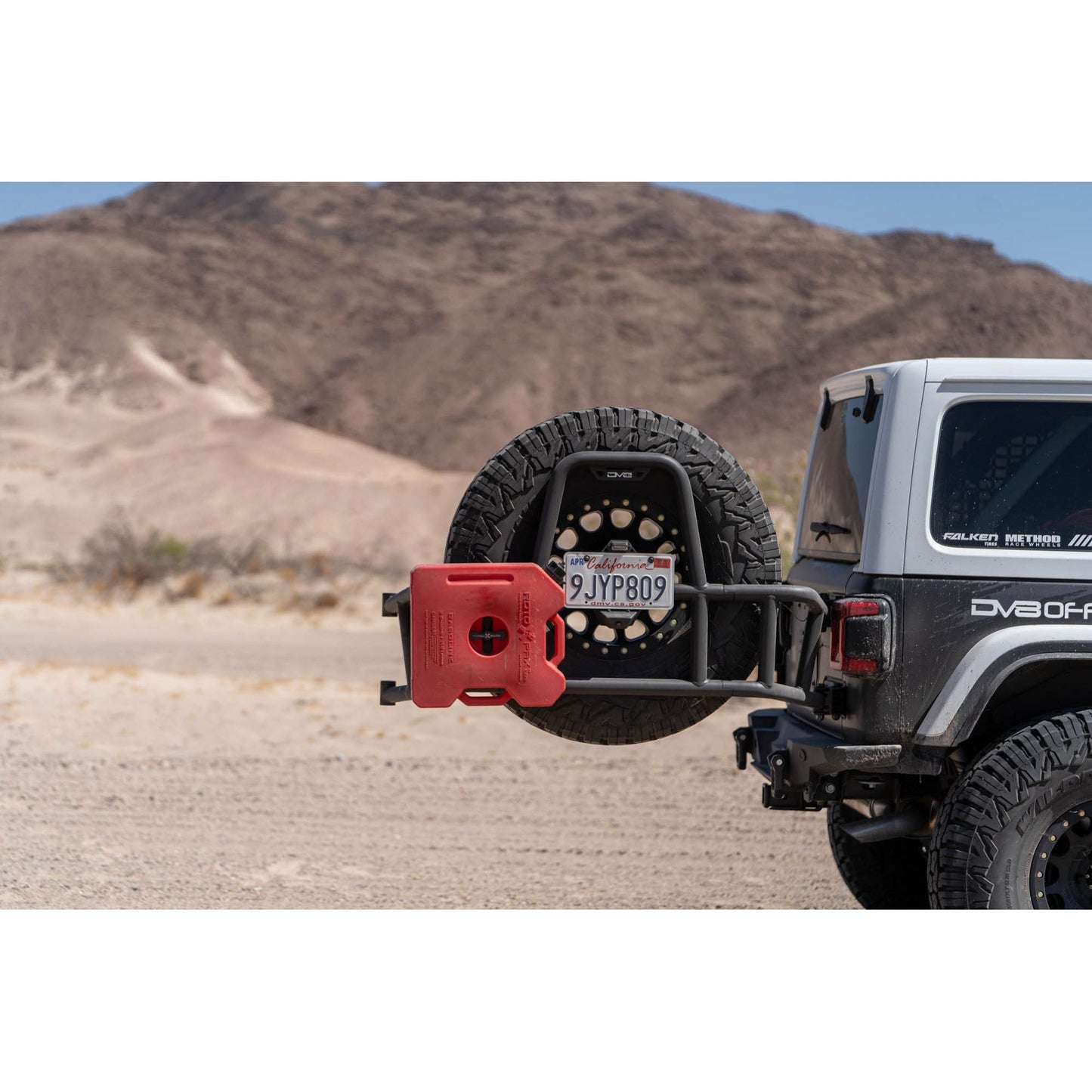 DV8 OFF-ROAD | 2018 2025 Jeep Wrangler JL Body Mounted Tire Carrier  | TCJL-14