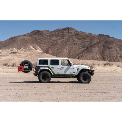 DV8 OFF-ROAD | 2018 2025 Jeep Wrangler JL Body Mounted Tire Carrier  | TCJL-14