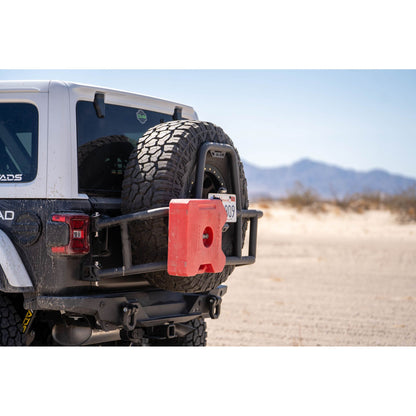 DV8 OFF-ROAD | 2018 2025 Jeep Wrangler JL Body Mounted Tire Carrier  | TCJL-14