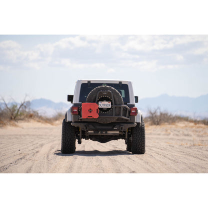 DV8 OFF-ROAD | 2018 2025 Jeep Wrangler JL Body Mounted Tire Carrier  | TCJL-14
