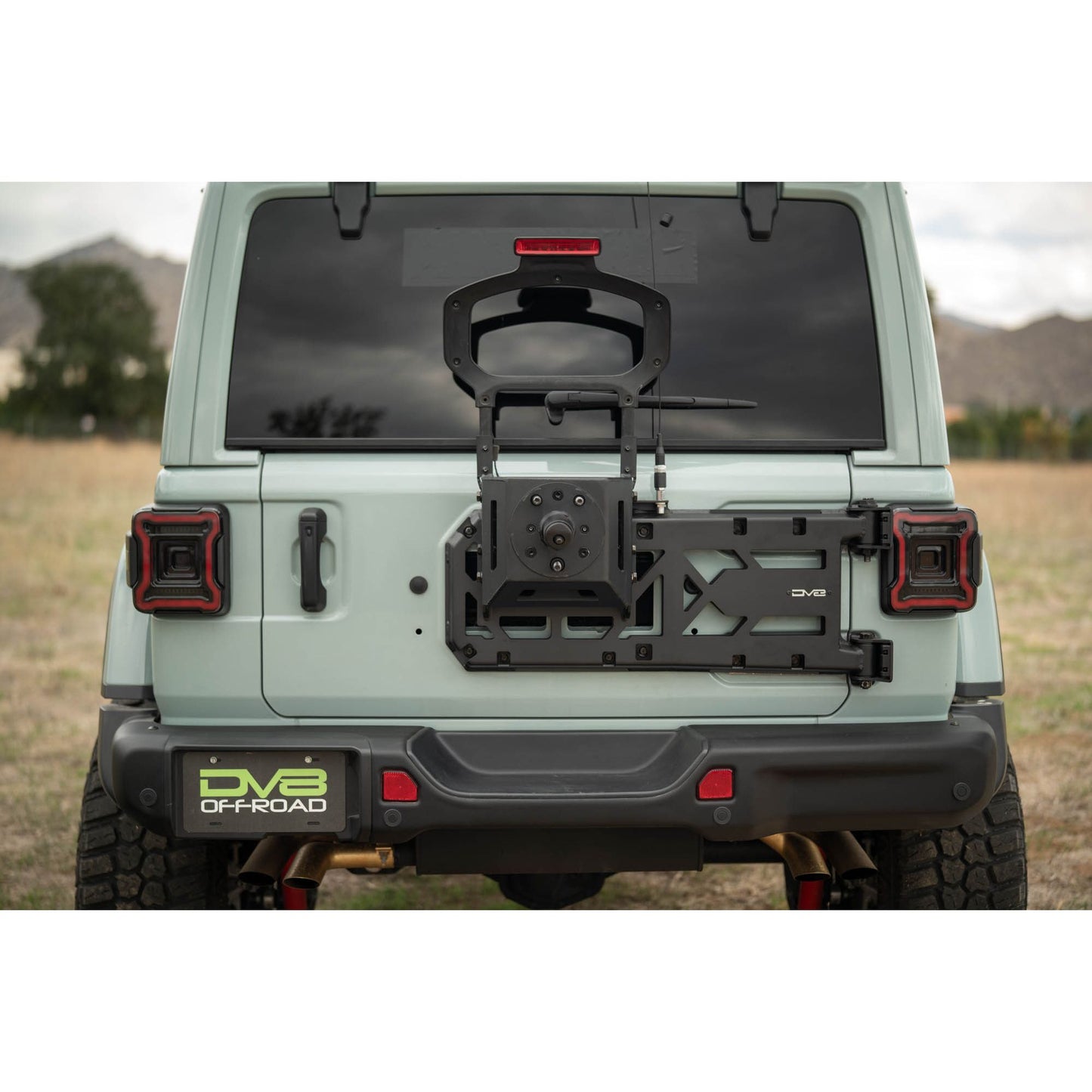 DV8 OFF-ROAD | 2018 2025 Jeep Wrangler JL Spare Tire Carrier  | TCJL-15