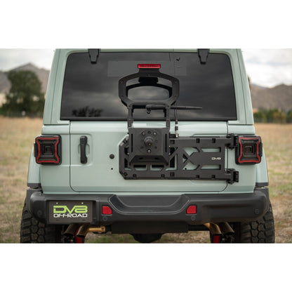 DV8 OFF-ROAD | 2018 2025 Jeep Wrangler JL Spare Tire Carrier  | TCJL-15