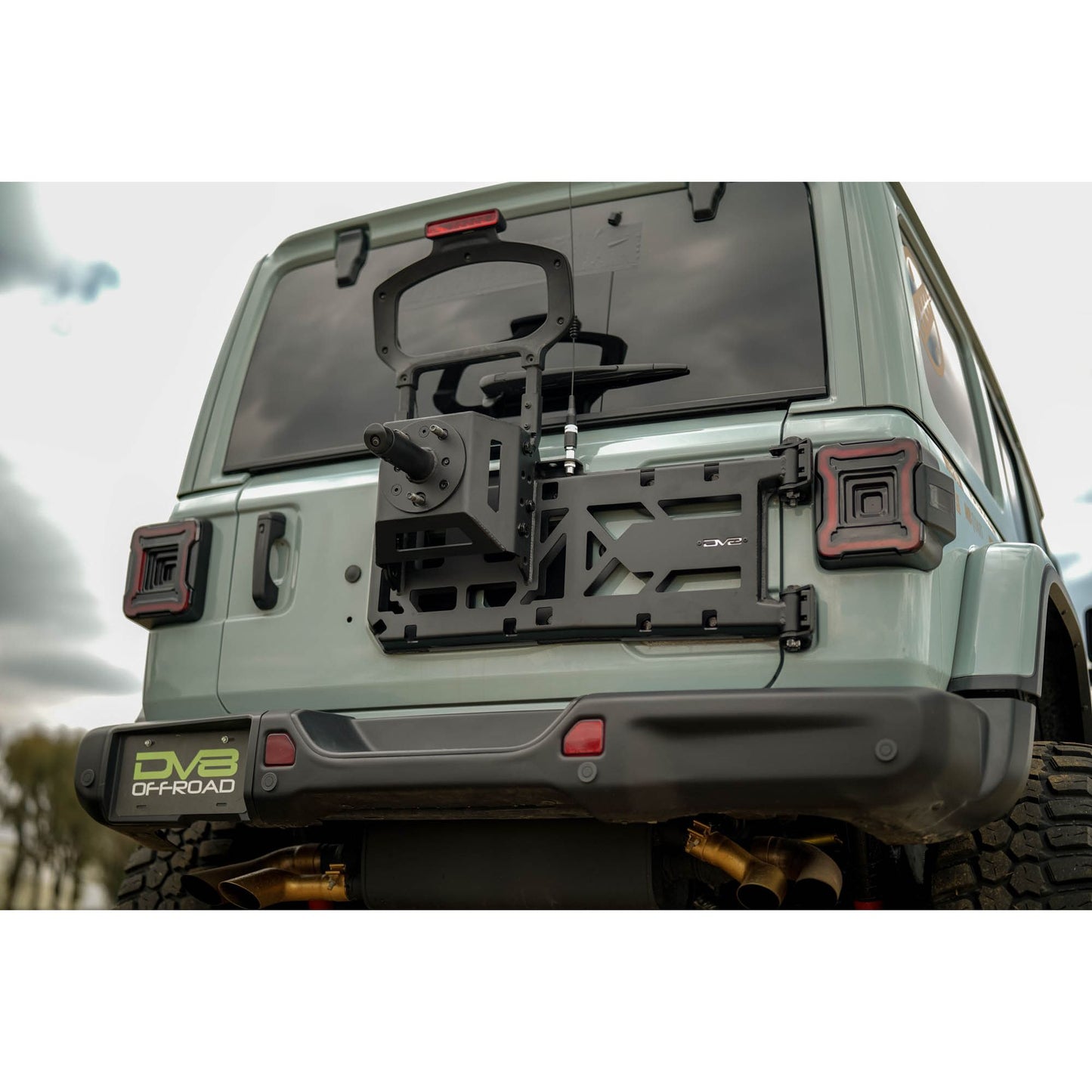 DV8 OFF-ROAD | 2018 2025 Jeep Wrangler JL Spare Tire Carrier  | TCJL-15