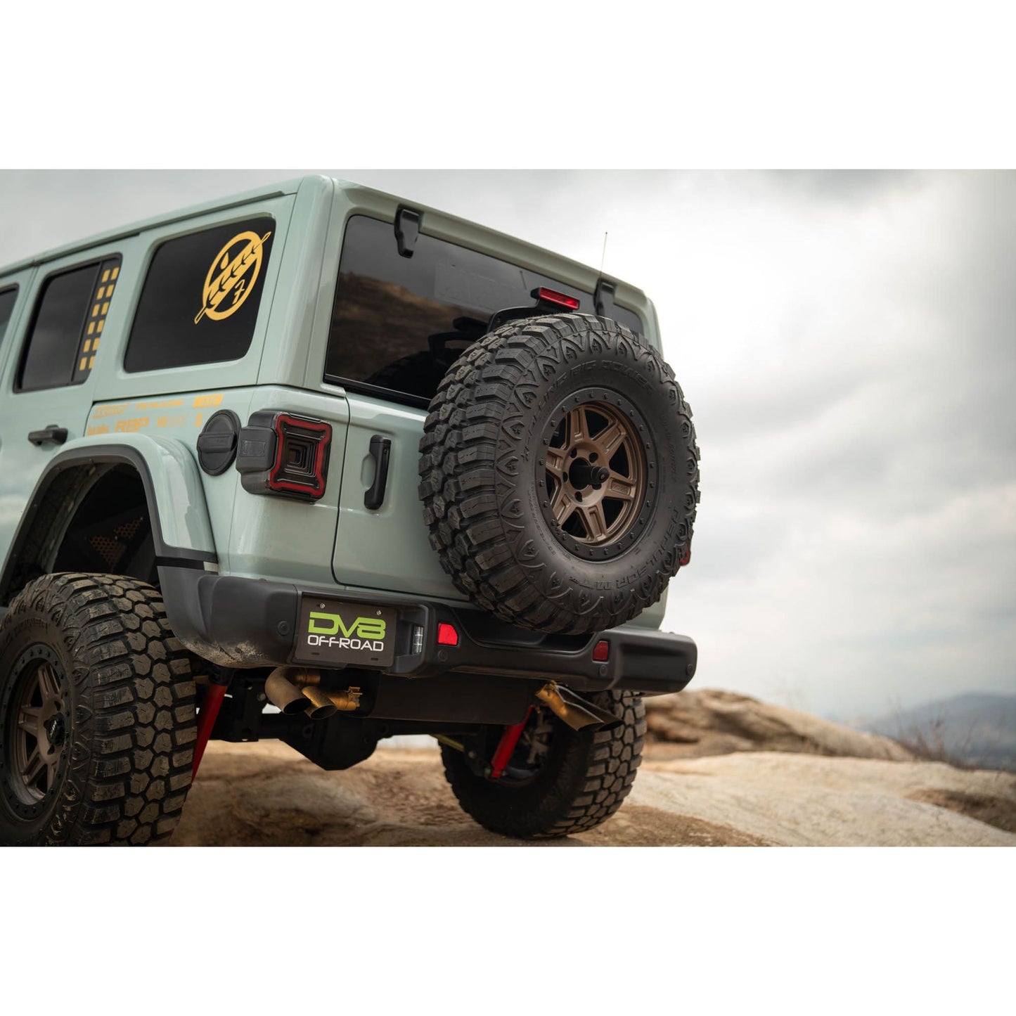 DV8 OFF-ROAD | 2018 2025 Jeep Wrangler JL Spare Tire Carrier  | TCJL-15