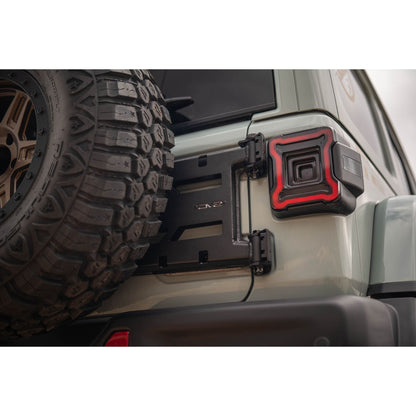 DV8 OFF-ROAD | 2018 2025 Jeep Wrangler JL Spare Tire Carrier  | TCJL-15