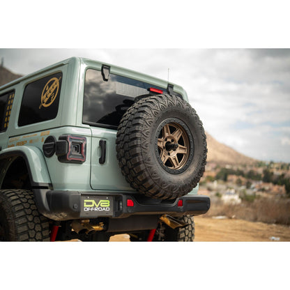 DV8 OFF-ROAD | 2018 2025 Jeep Wrangler JL Spare Tire Carrier  | TCJL-15