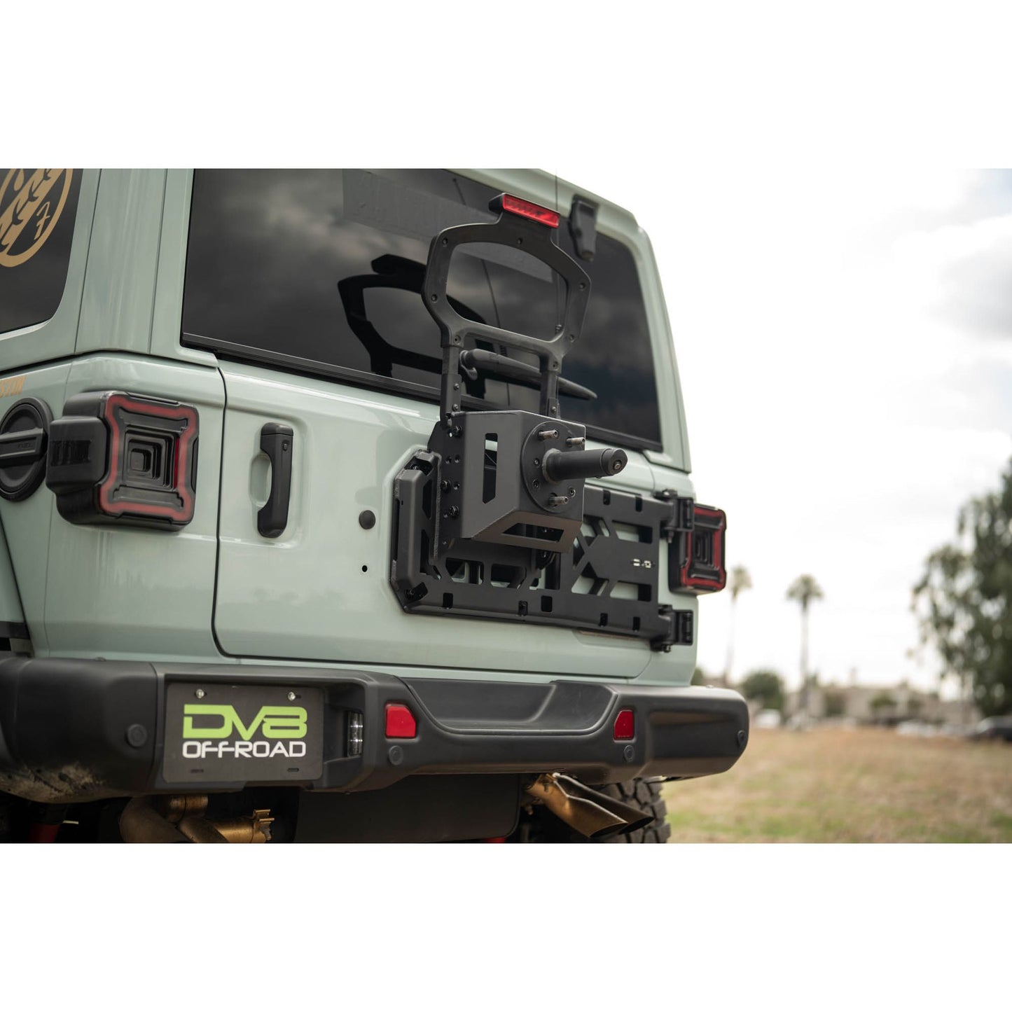 DV8 OFF-ROAD | 2018 2025 Jeep Wrangler JL Spare Tire Carrier  | TCJL-15