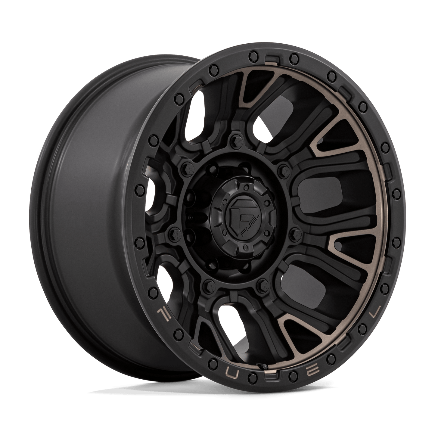 FUEL D824 TRACTION Matte Black W Double Dark Tint