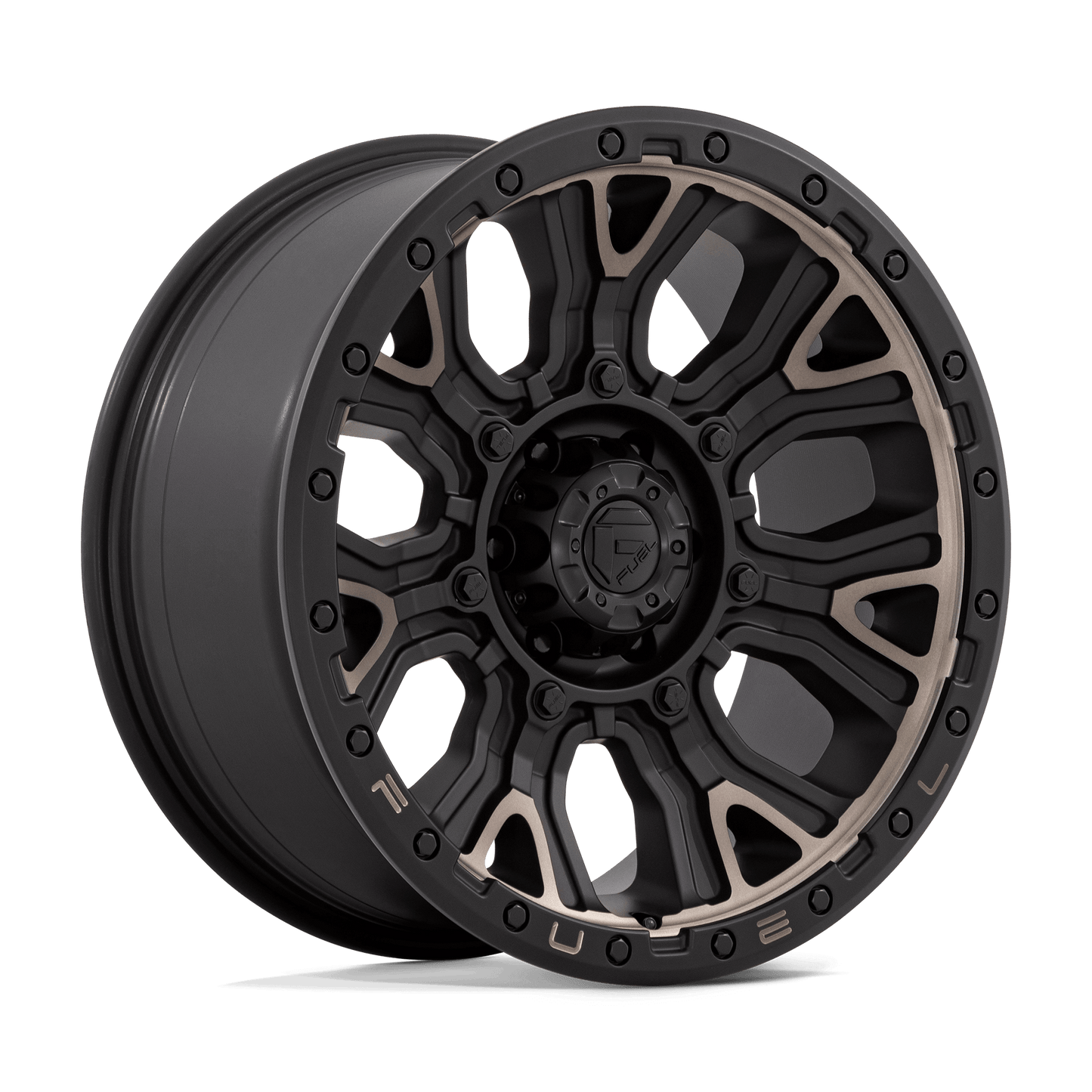 FUEL D824 TRACTION Matte Black W Double Dark Tint