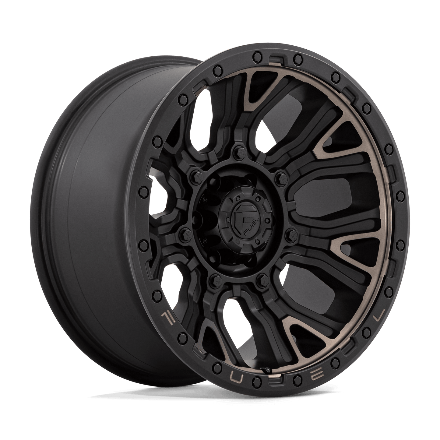 FUEL D824 TRACTION Matte Black W Double Dark Tint