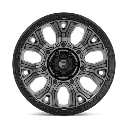 FUEL D825 TRACTION Matte Gunmetal W/ Black Ring