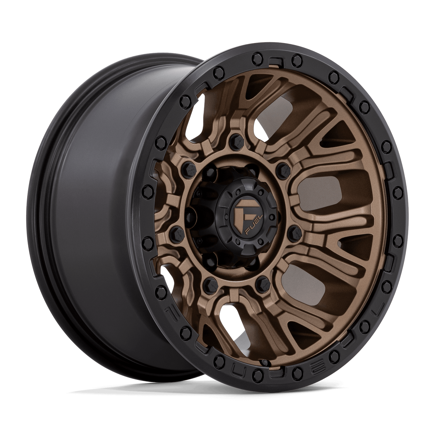 FUEL D826 TRACTION Matte Bronze W/ Black Ring