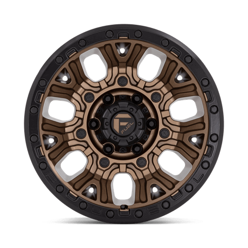 FUEL D826 TRACTION Matte Bronze W/ Black Ring