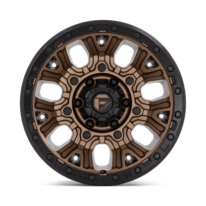 FUEL D826 TRACTION Matte Bronze W/ Black Ring