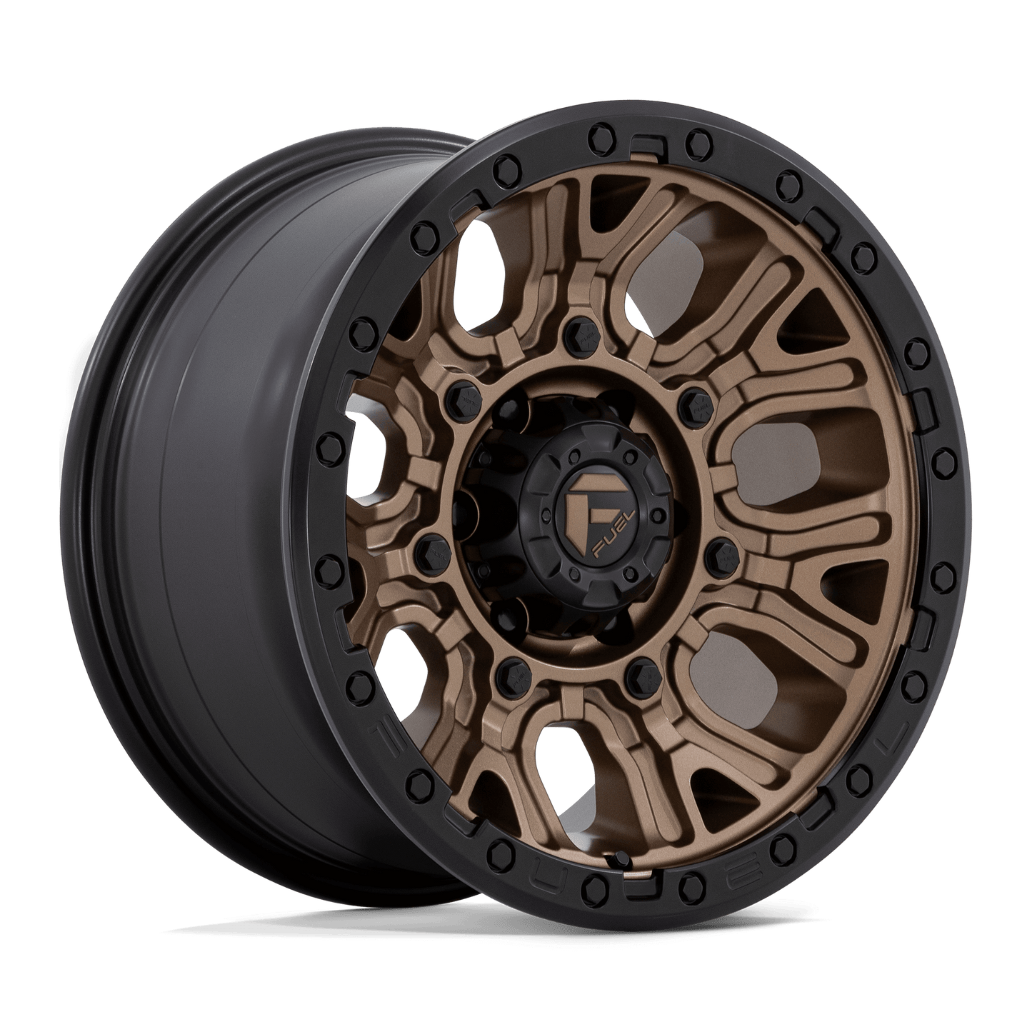 FUEL D826 TRACTION Matte Bronze W/ Black Ring