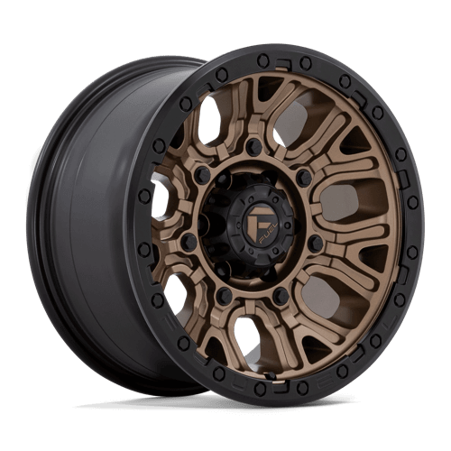 FUEL D826 TRACTION Matte Bronze W/ Black Ring