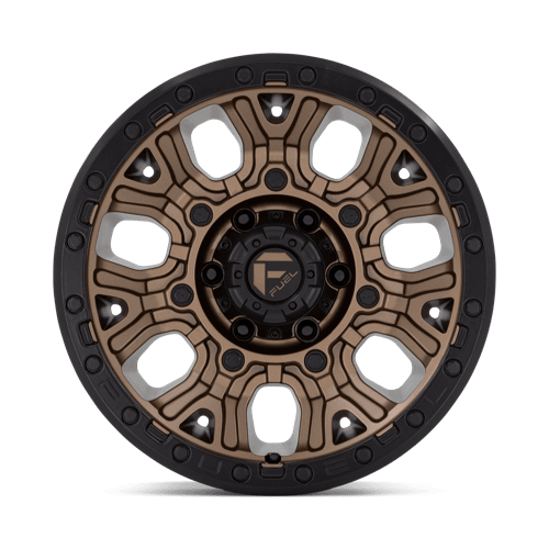 FUEL D826 TRACTION Matte Bronze W/ Black Ring