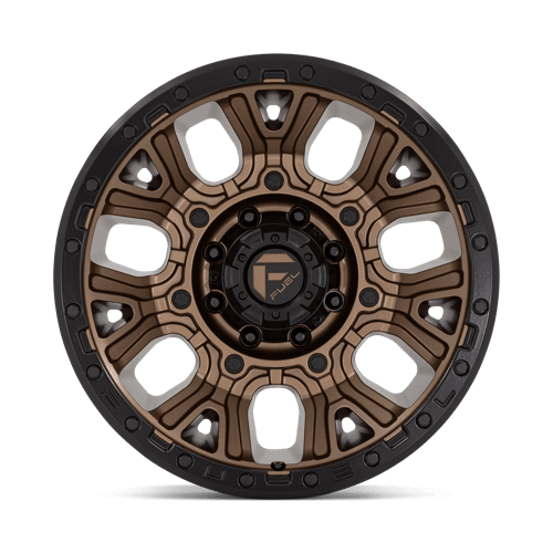 FUEL D826 TRACTION Matte Bronze W/ Black Ring