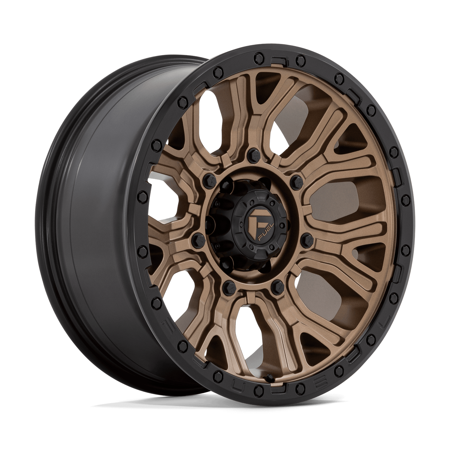 FUEL D826 TRACTION Matte Bronze W/ Black Ring