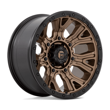 FUEL D826 TRACTION Matte Bronze W/ Black Ring