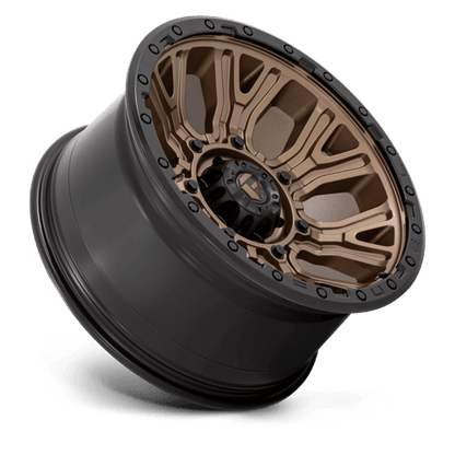 FUEL D826 TRACTION Matte Bronze W/ Black Ring