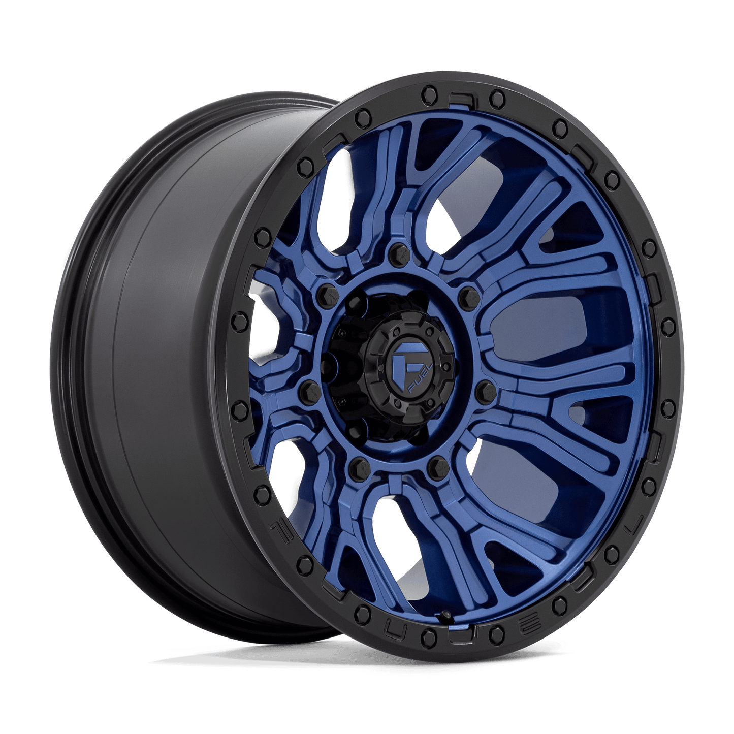 FUEL D827 TRACTION Dark Blue W/ Black Ring