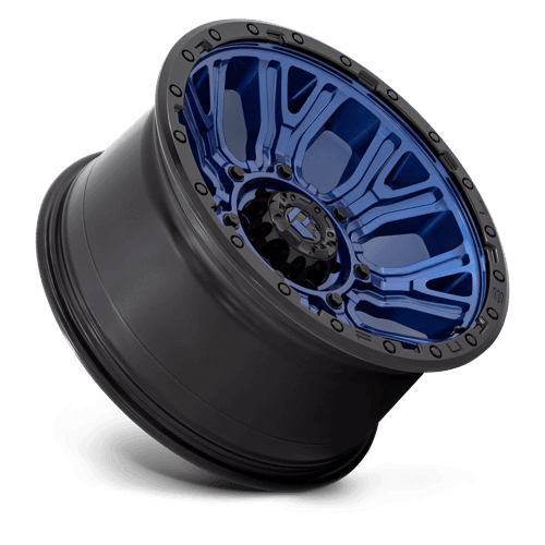 FUEL D827 TRACTION Dark Blue W/ Black Ring