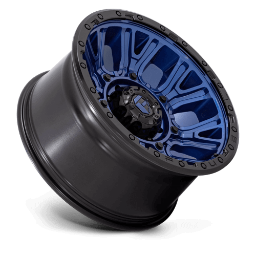 FUEL D827 TRACTION Dark Blue W/ Black Ring
