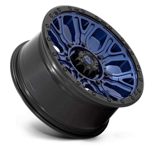 FUEL D827 TRACTION Dark Blue W/ Black Ring