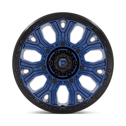 FUEL D827 TRACTION Dark Blue W/ Black Ring