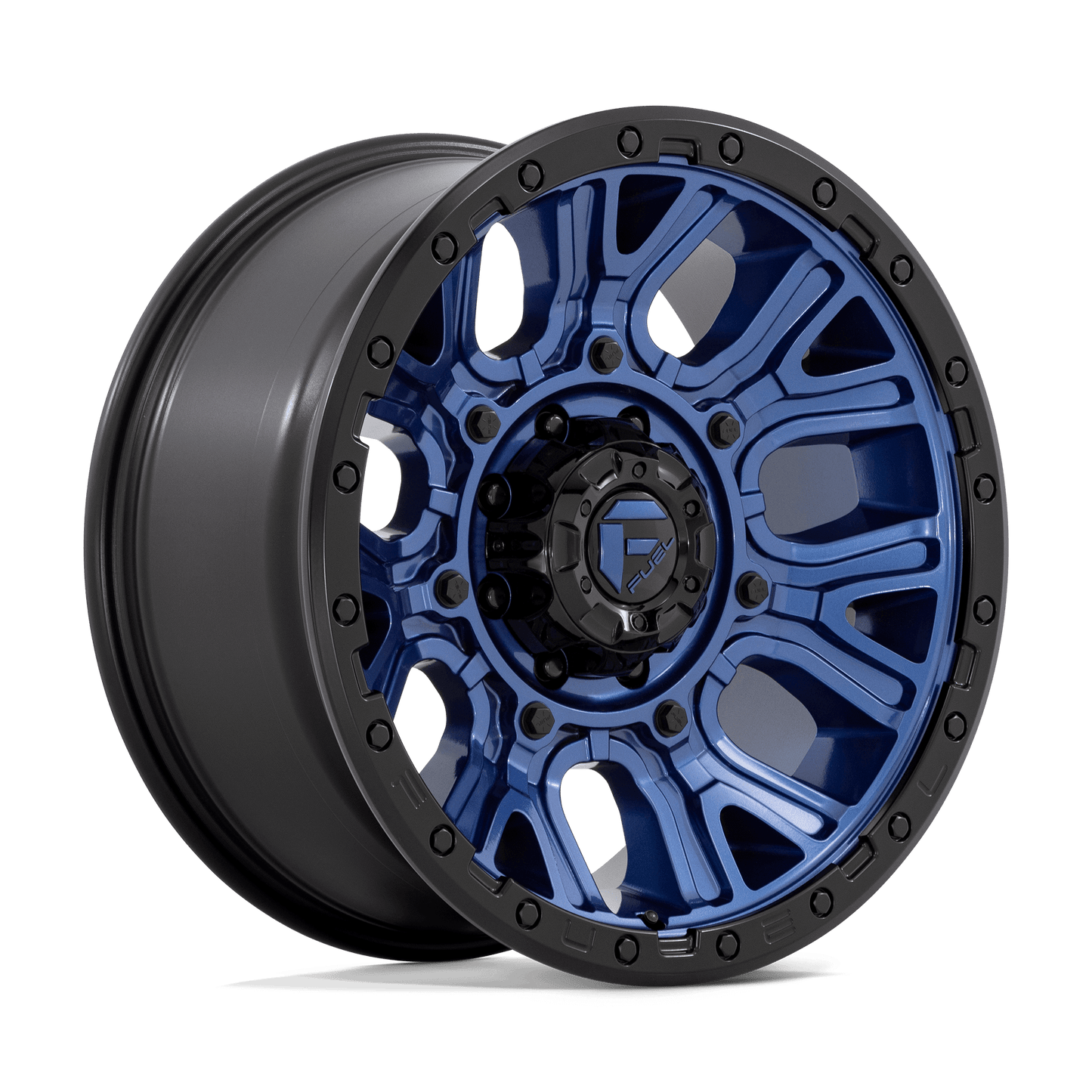 FUEL D827 TRACTION Dark Blue W/ Black Ring