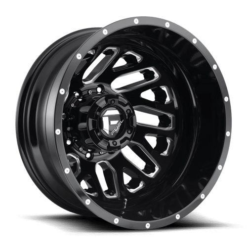 FUEL D581 TRITON DUALLY Gloss Black Milled