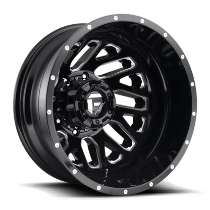 FUEL D581 TRITON DUALLY Gloss Black Milled