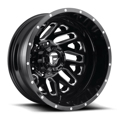FUEL D581 TRITON DUALLY Gloss Black Milled