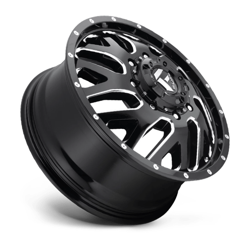 FUEL D581 TRITON DUALLY Gloss Black Milled