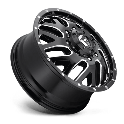 FUEL D581 TRITON DUALLY Gloss Black Milled