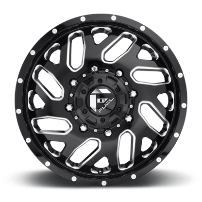 FUEL D581 TRITON DUALLY Gloss Black Milled