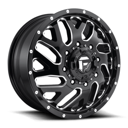 FUEL D581 TRITON DUALLY Gloss Black Milled