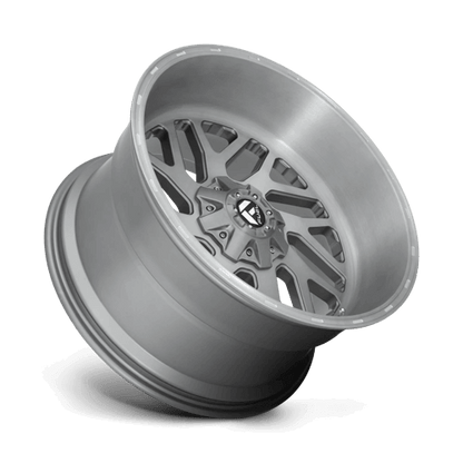 FUEL D715 TRITON PLATINUM Brushed Gun Metal Tinted Clear